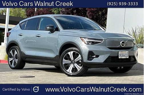 Thunder Grey 2023 Volvo C40 Recharge Pure Electric Plus