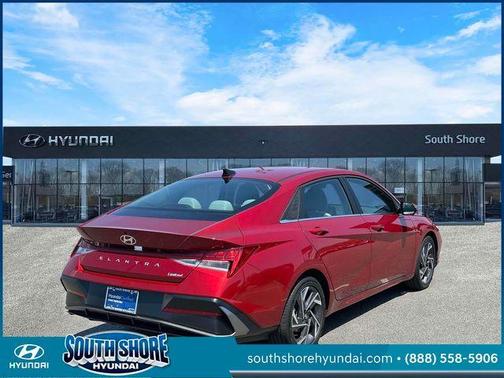 Red 2025 Hyundai ELANTRA Limited