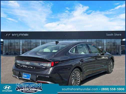 Carbon Blue 2025 Hyundai SONATA Hybrid SEL