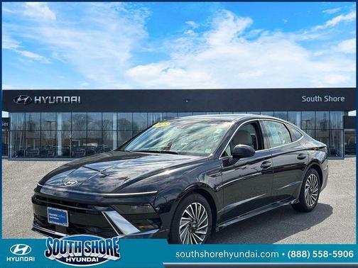 Carbon Blue 2025 Hyundai SONATA Hybrid SEL