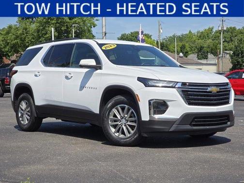 Summit White 2023 Chevrolet Traverse LT Cloth