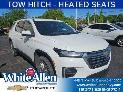 Summit White 2023 Chevrolet Traverse LT Cloth