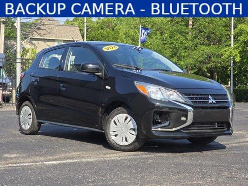 Jet Black Metallic 2024 Mitsubishi Mirage ES