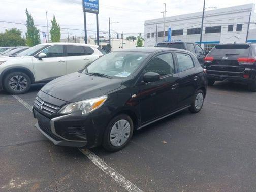 Jet Black Metallic 2024 Mitsubishi Mirage ES