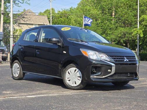 Jet Black Metallic 2024 Mitsubishi Mirage ES