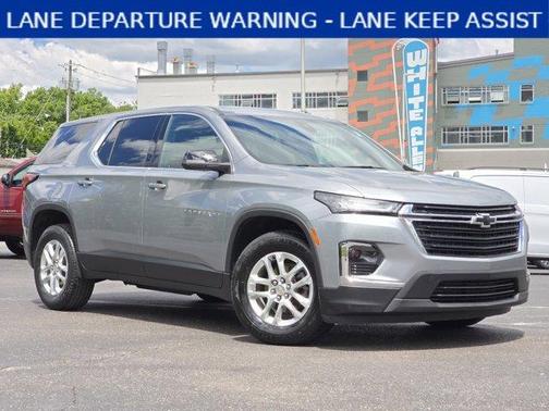 Sterling Gray Metallic 2023 Chevrolet Traverse LS