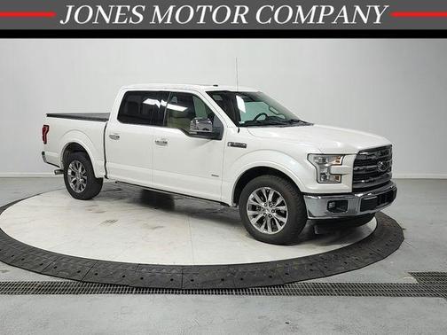 White Platinum Tri-Coat Metallic 2017 Ford F-150 Lariat