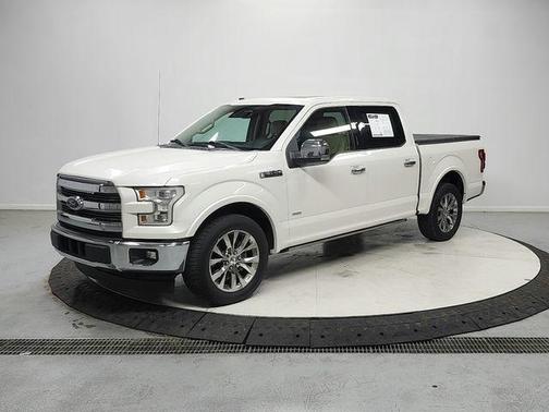 White Platinum Tri-Coat Metallic 2017 Ford F-150 Lariat