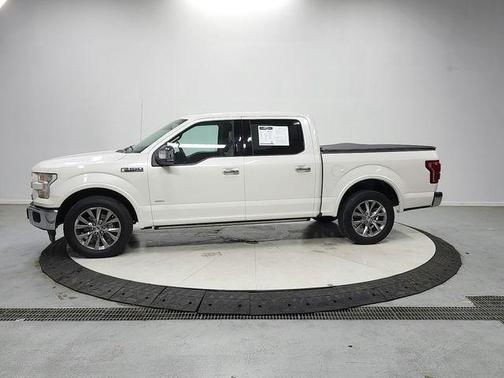 White Platinum Tri-Coat Metallic 2017 Ford F-150 Lariat