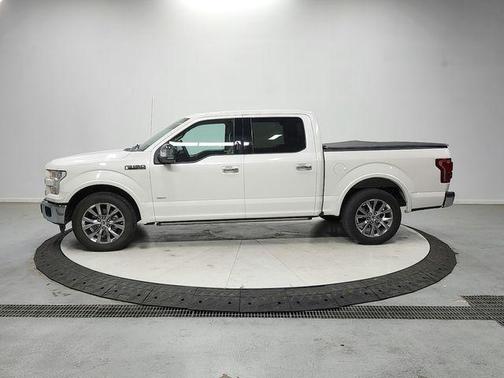 White Platinum Tri-Coat Metallic 2017 Ford F-150 Lariat