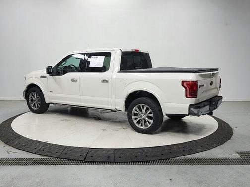 White Platinum Tri-Coat Metallic 2017 Ford F-150 Lariat