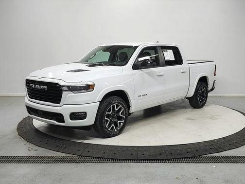 Bright White Clearcoat 2025 RAM 1500 Laramie