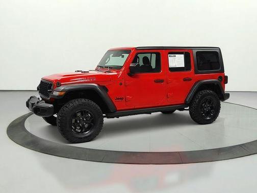 Firecracker Red Clearcoat 2025 Jeep Wrangler Sport