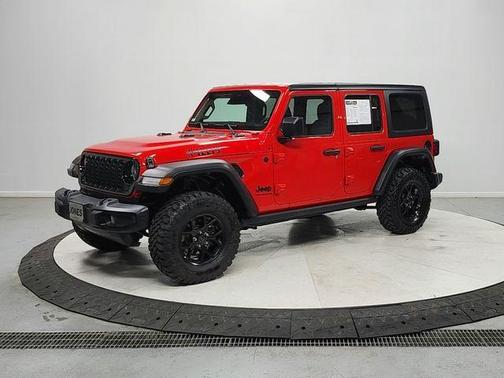 Firecracker Red Clearcoat 2025 Jeep Wrangler Sport