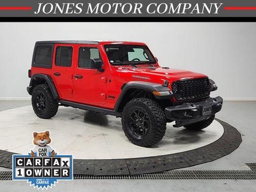 Firecracker Red Clearcoat 2025 Jeep Wrangler Sport