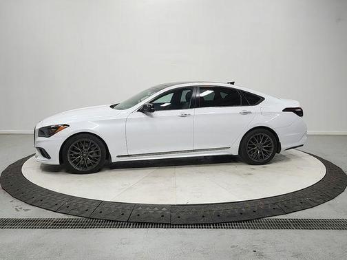 Casablanca White 2020 Genesis G80 3.3T Sport