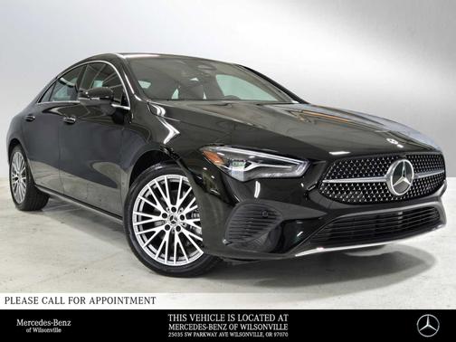 Night Black 2025 Mercedes-Benz CLA 250 4MATIC