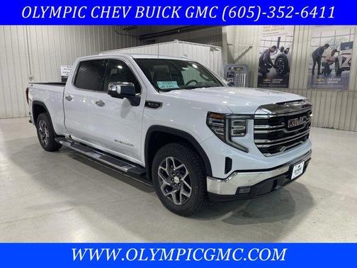 Glacier White 2026 GMC Sierra 1500 SLT