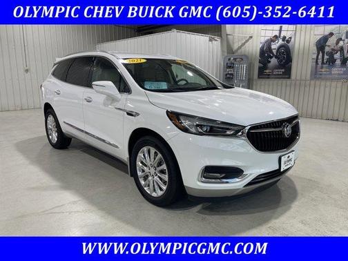 Summit White 2021 Buick Enclave Essence