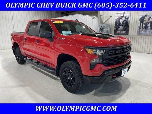Red 2024 Chevrolet Silverado 1500 Custom Trail Boss