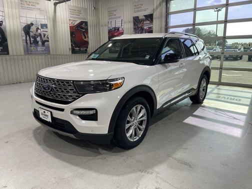 Oxford White 2023 Ford Explorer Limited