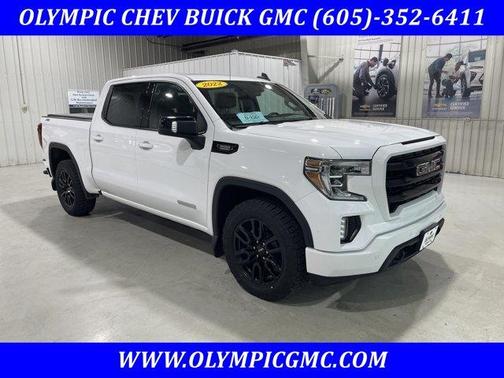 Summit White 2022 GMC Sierra 1500 Limited Elevation