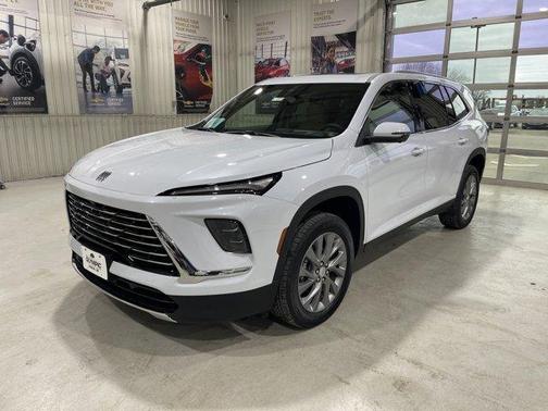 White Tri-Coat 2026 Buick Enclave Preferred