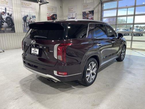 Burgundy 2021 Hyundai PALISADE Limited