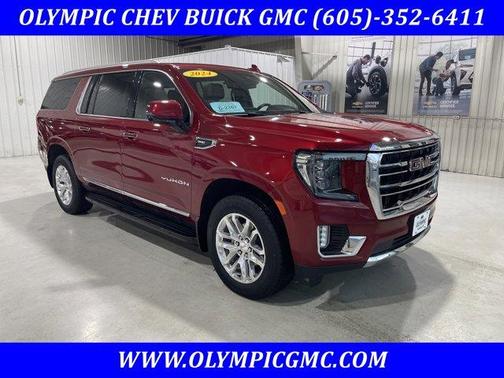Volcanic Red 2024 GMC Yukon XL SLT