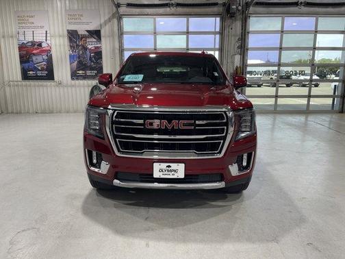 Volcanic Red 2024 GMC Yukon XL SLT