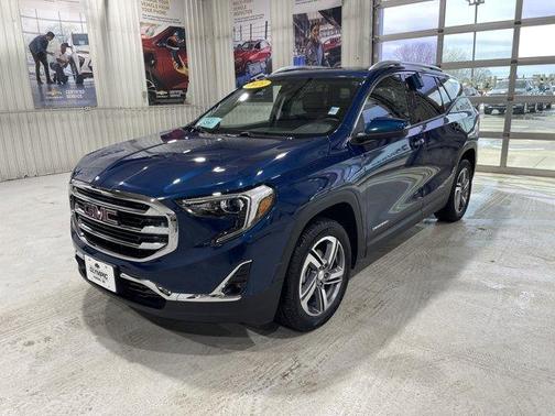 Blue Emerald Metallic 2021 GMC Terrain SLT