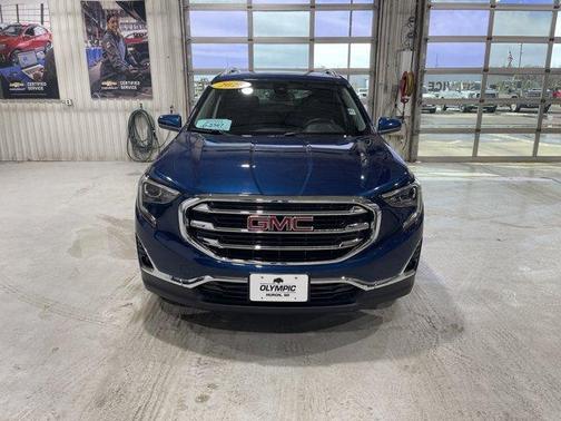 Blue Emerald Metallic 2021 GMC Terrain SLT