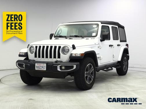 White 2023 Jeep Wrangler Unlimited Sahara