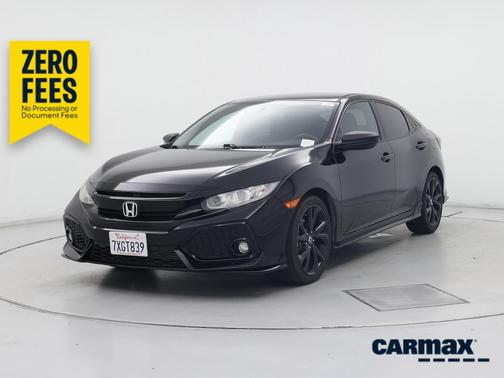 Black 2017 Honda Civic Sport
