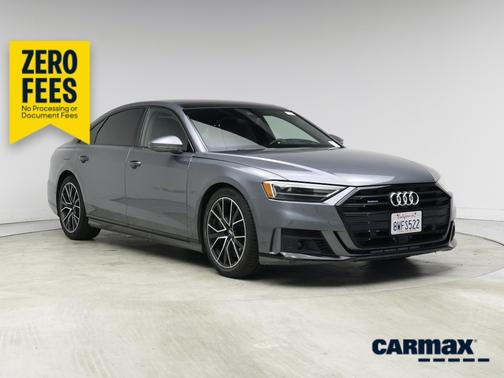 Gray 2020 Audi A8 L