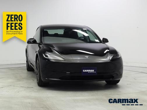 Black 2025 Tesla Model 3 Long Range