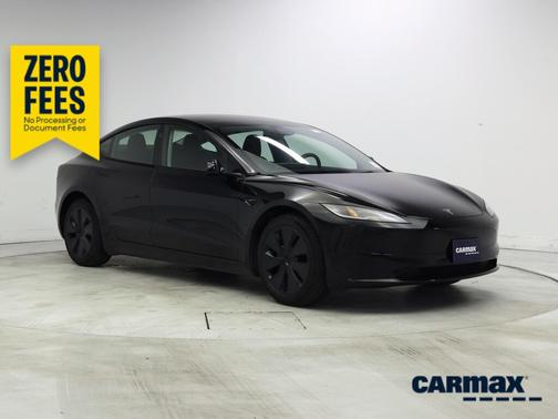 Black 2025 Tesla Model 3 Long Range