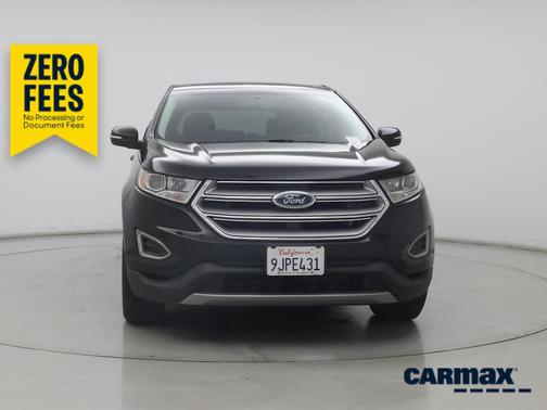 Black 2017 Ford Edge SEL