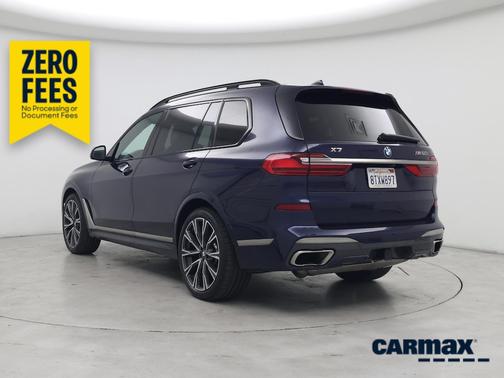 Blue 2021 BMW X7 M50i