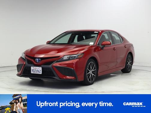 Red 2023 Toyota Camry Hybrid SE