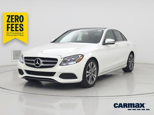 White 2017 Mercedes-Benz C-Class
