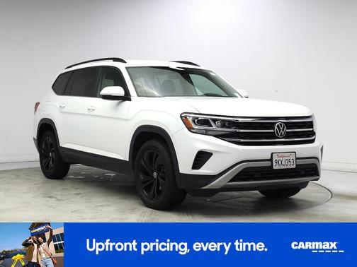 White 2022 Volkswagen Atlas SE w/Tech