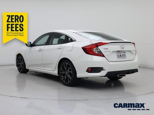 White 2019 Honda Civic Sport
