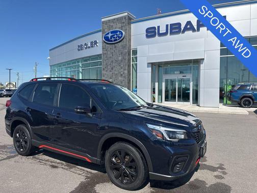 Dark Blue Pearl 2021 Subaru Forester Sport