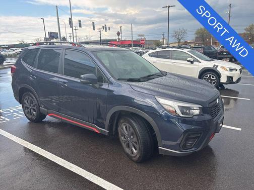 Blue 2021 Subaru Forester Sport