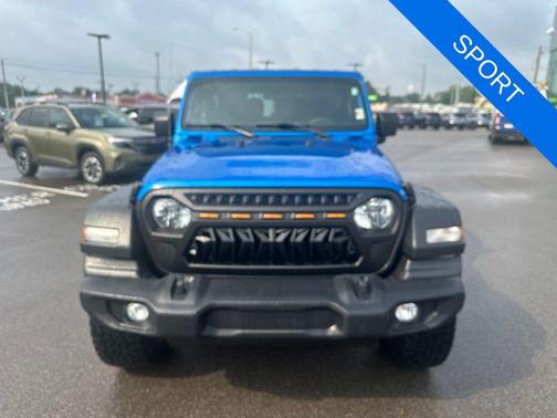 Hydro Blue Pearl Coat 2021 Jeep Wrangler Sport