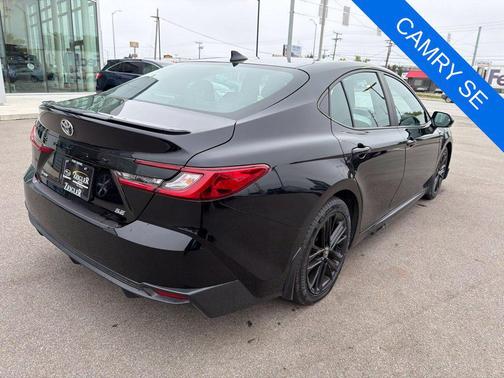 Midnight Black Metallic 2025 Toyota Camry SE
