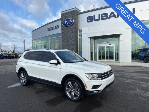 Pure White 2021 Volkswagen Tiguan 2.0T SEL