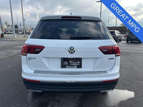 Pure White 2021 Volkswagen Tiguan 2.0T SEL