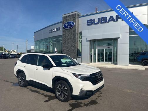 Crystal White Pearl 2026 Subaru Forester Touring